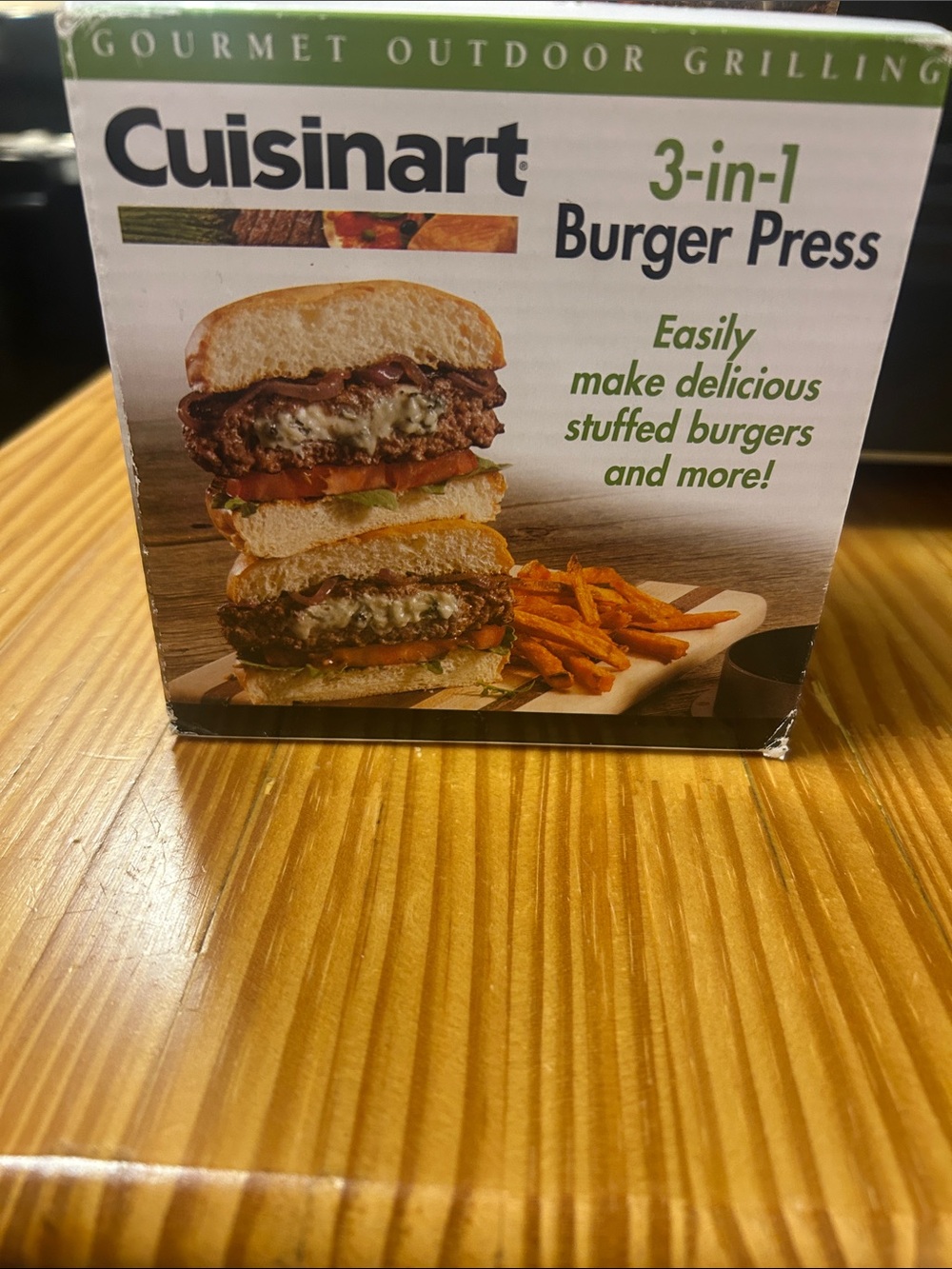 Kitchen burger press box